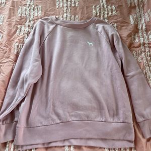 PINK light pink crew neck